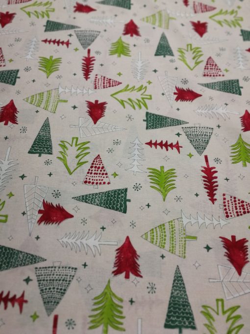 Кръгла покривка за маса - Коледна серия Christmas Tree - Vany Design