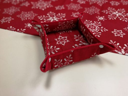 Кръгла покривка за маса - Коледна серия Snowy - Vany Design