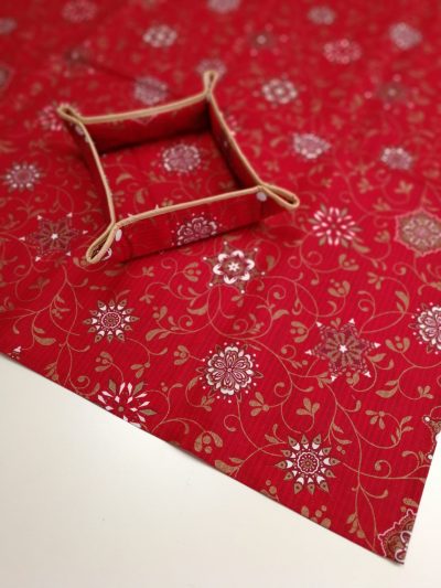 Кръгла покривка за маса - Коледна серия Коледен Уют - Vany Design