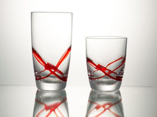 Комплект 6 чаша за уиски - 350 мл серия: X - tream Red