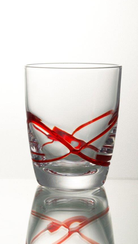 Комплект 6 чаша за уиски - 350 мл серия: X - tream Red