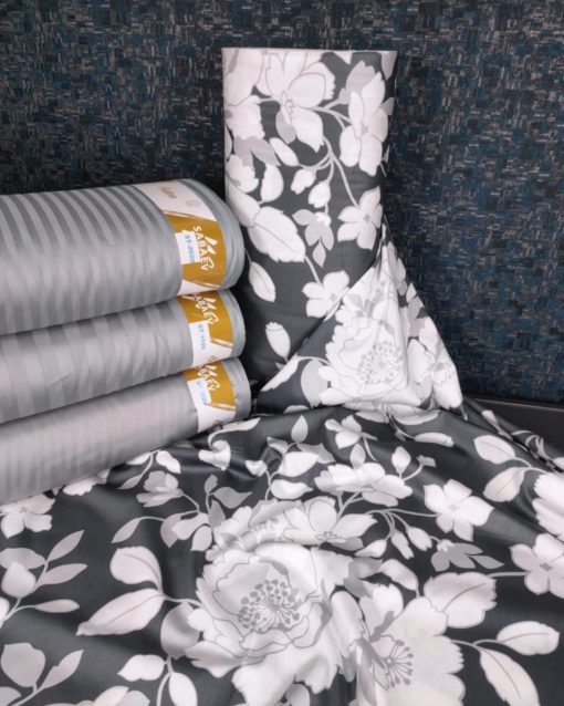 Долен чаршаф за спално бельо - памучен сатен