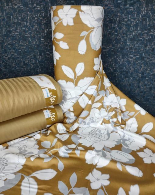 Долен чаршаф за спално бельо - памучен сатен